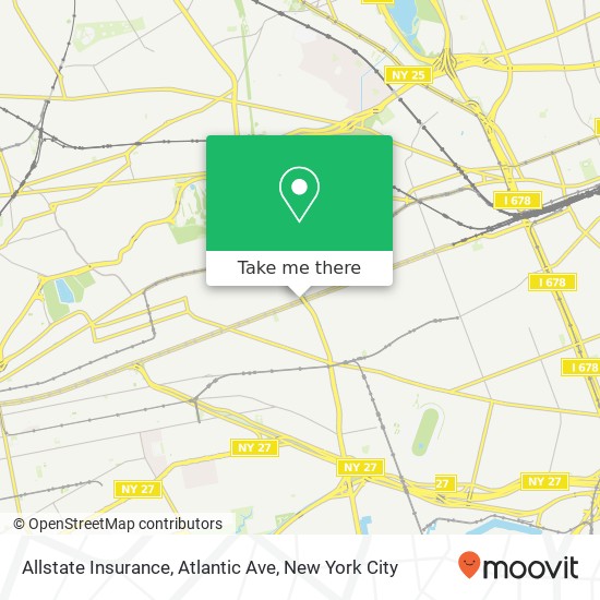 Mapa de Allstate Insurance, Atlantic Ave