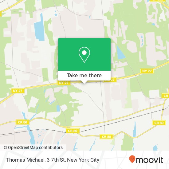 Mapa de Thomas Michael, 3 7th St
