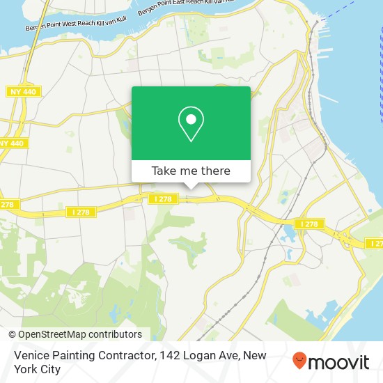 Mapa de Venice Painting Contractor, 142 Logan Ave