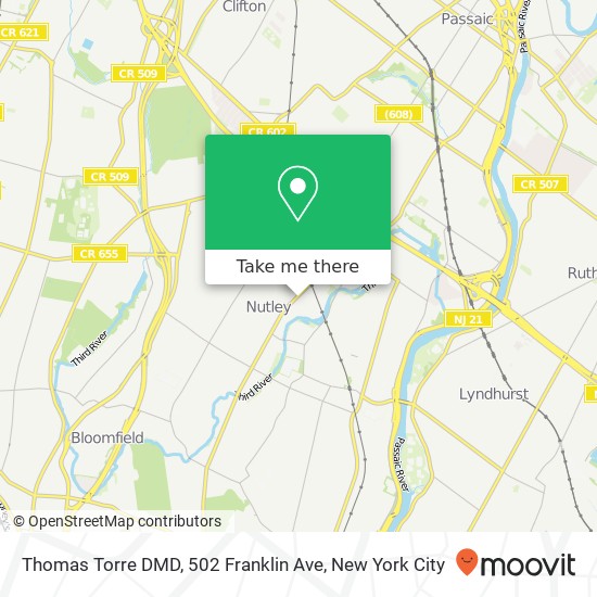 Thomas Torre DMD, 502 Franklin Ave map