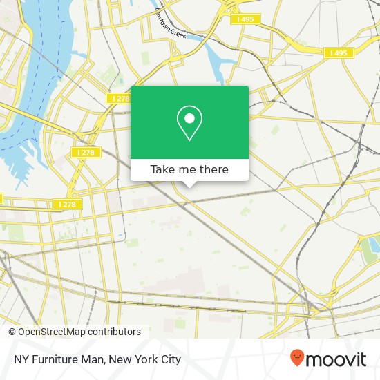 Mapa de NY Furniture Man, 120 Evergreen Ave