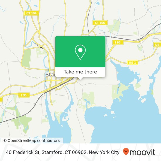40 Frederick St, Stamford, CT 06902 map