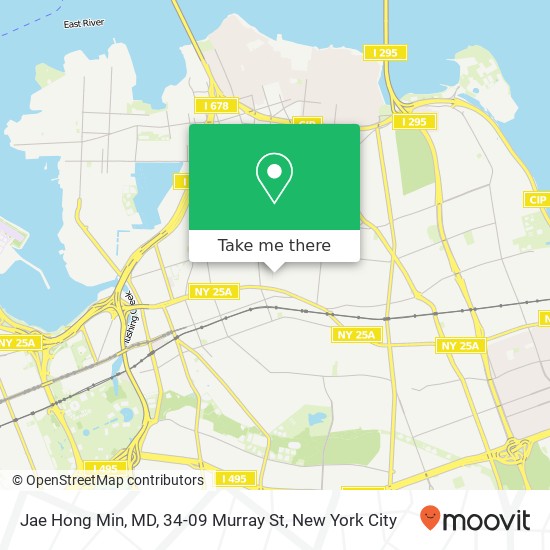 Jae Hong Min, MD, 34-09 Murray St map