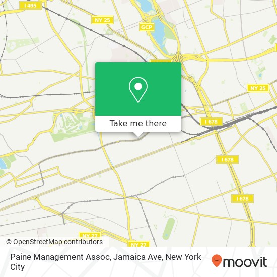 Paine Management Assoc, Jamaica Ave map