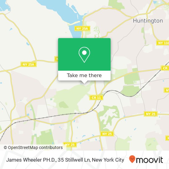 Mapa de James Wheeler PH.D., 35 Stillwell Ln
