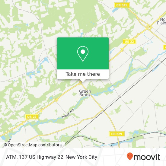 Mapa de ATM, 137 US Highway 22