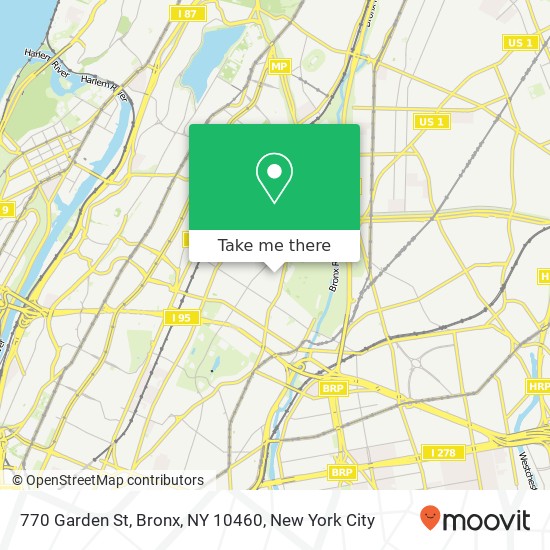 770 Garden St, Bronx, NY 10460 map