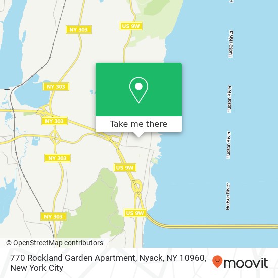 770 Rockland Garden Apartment, Nyack, NY 10960 map