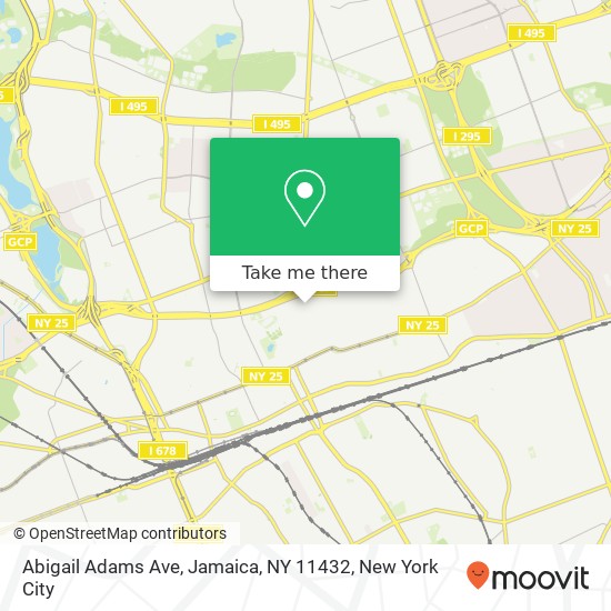 Abigail Adams Ave, Jamaica, NY 11432 map