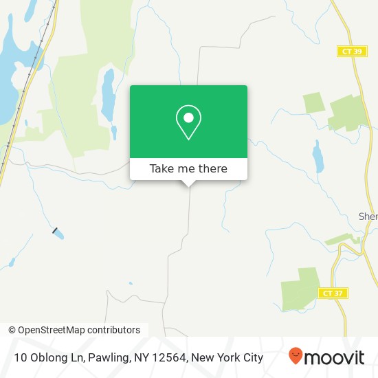 Mapa de 10 Oblong Ln, Pawling, NY 12564