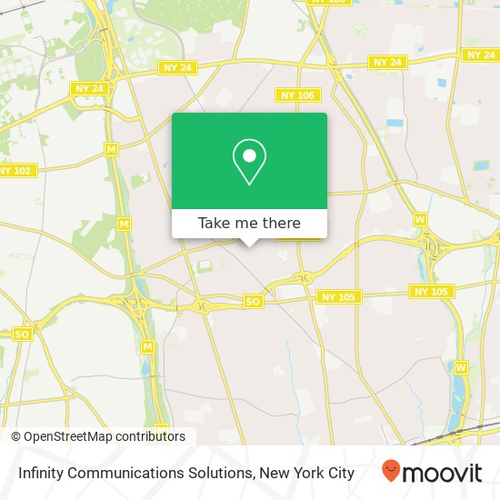Infinity Communications Solutions map