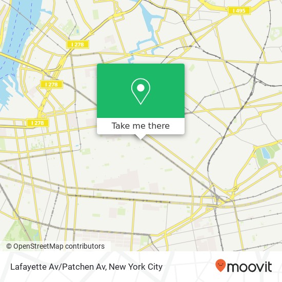 Mapa de Lafayette Av/Patchen Av