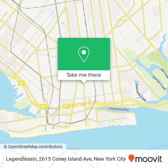 Legendleasin, 2615 Coney Island Ave map
