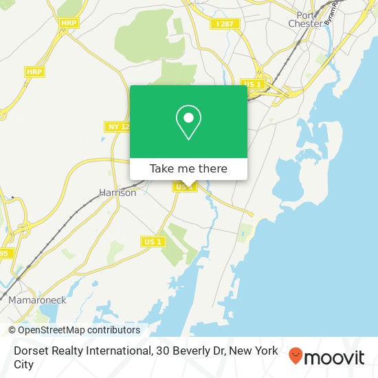 Mapa de Dorset Realty International, 30 Beverly Dr
