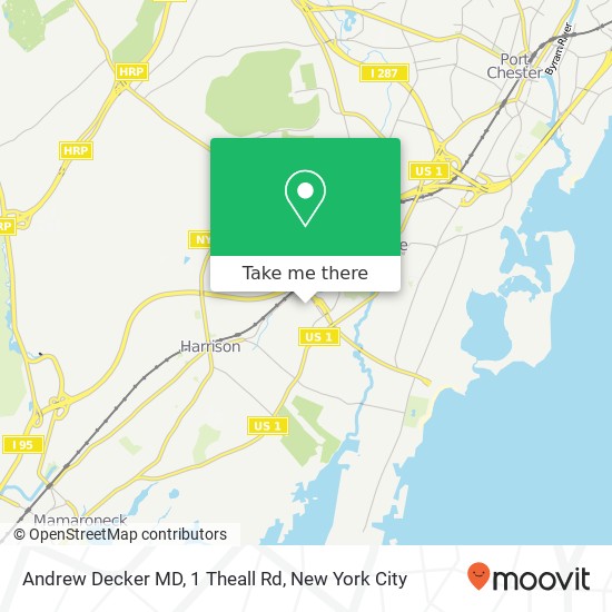 Andrew Decker MD, 1 Theall Rd map