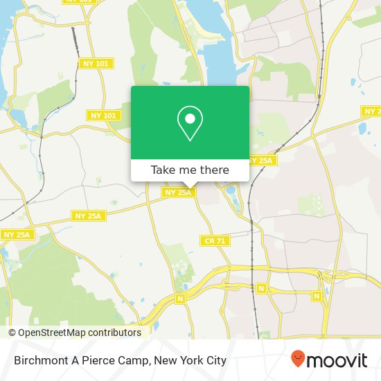 Mapa de Birchmont A Pierce Camp