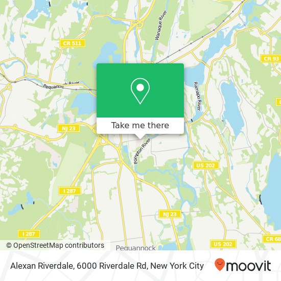 Mapa de Alexan Riverdale, 6000 Riverdale Rd