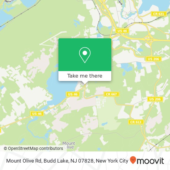 Mount Olive Rd, Budd Lake, NJ 07828 map