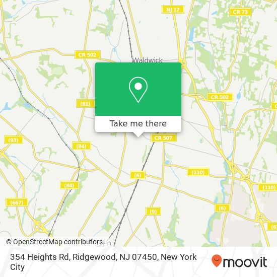 354 Heights Rd, Ridgewood, NJ 07450 map