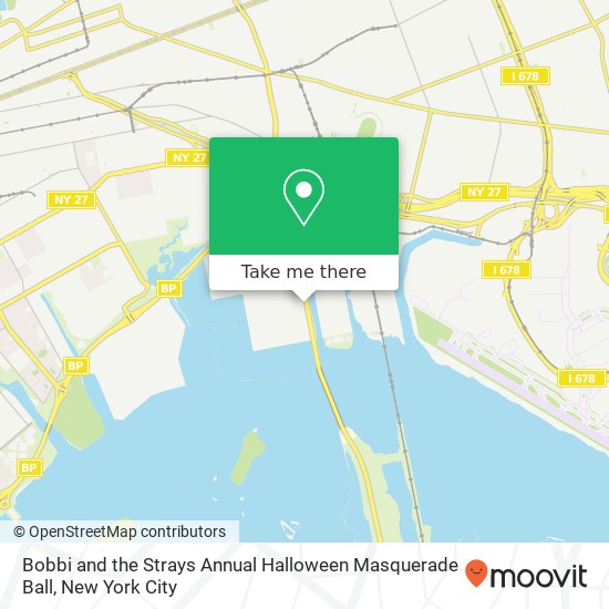 Mapa de Bobbi and the Strays Annual Halloween Masquerade Ball