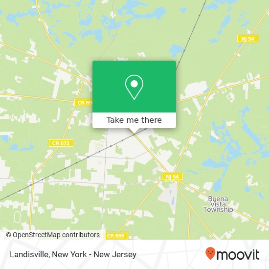 Landisville map