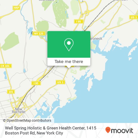 Well Spring Holistic & Green Health Center, 1415 Boston Post Rd map