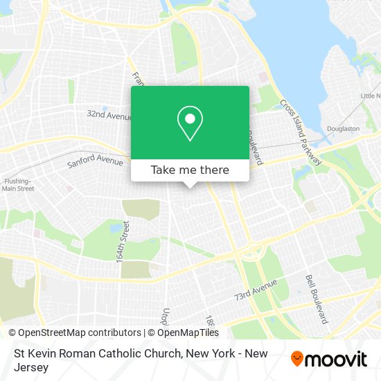 St Kevin Roman Catholic Church map