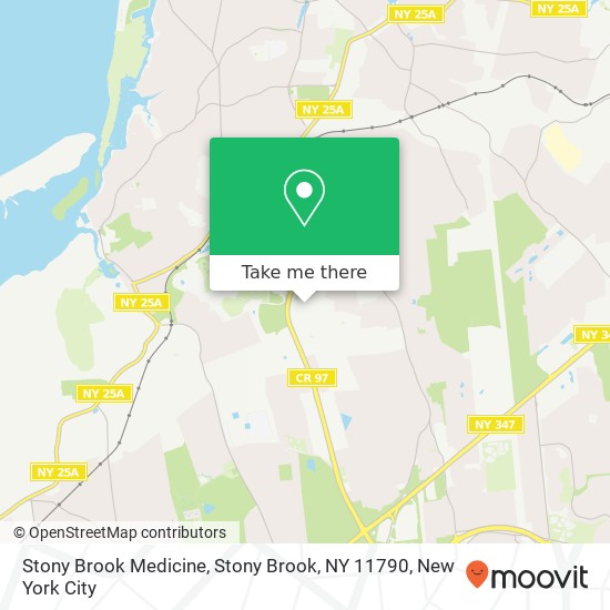 Mapa de Stony Brook Medicine, Stony Brook, NY 11790