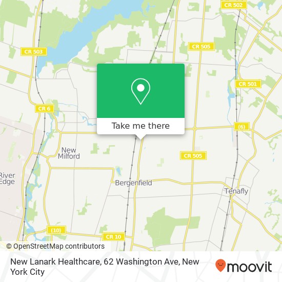 Mapa de New Lanark Healthcare, 62 Washington Ave