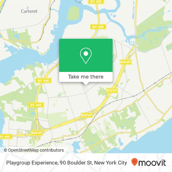 Playgroup Experience, 90 Boulder St map