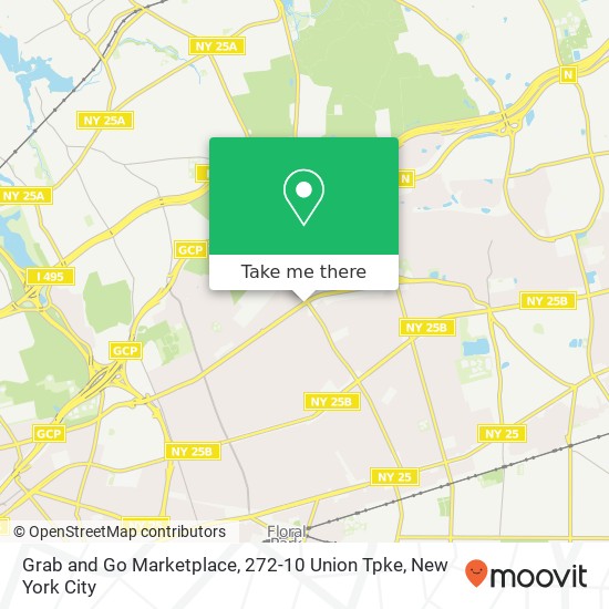Grab and Go Marketplace, 272-10 Union Tpke map