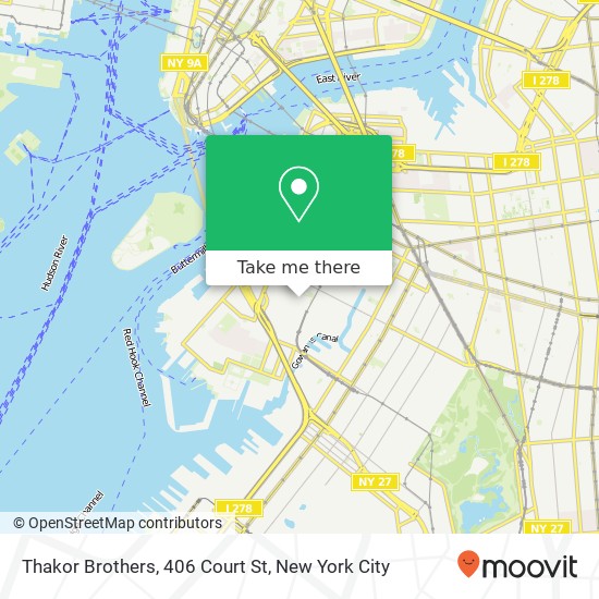Mapa de Thakor Brothers, 406 Court St