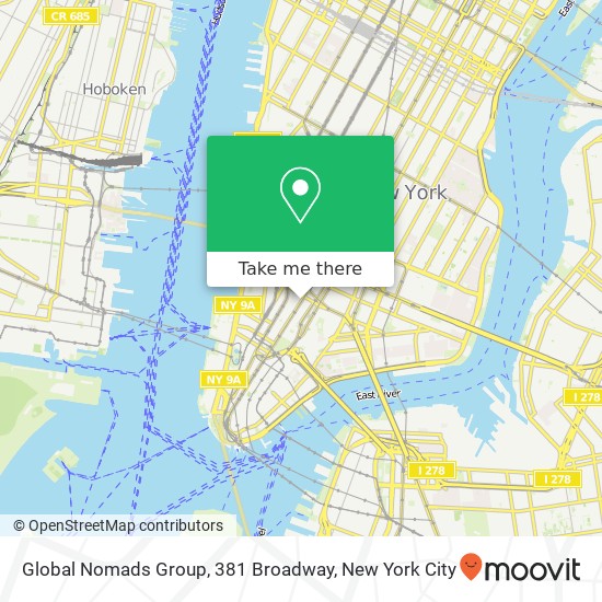 Global Nomads Group, 381 Broadway map