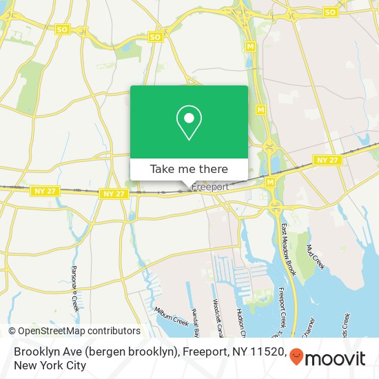 Brooklyn Ave (bergen brooklyn), Freeport, NY 11520 map