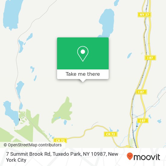 7 Summit Brook Rd, Tuxedo Park, NY 10987 map