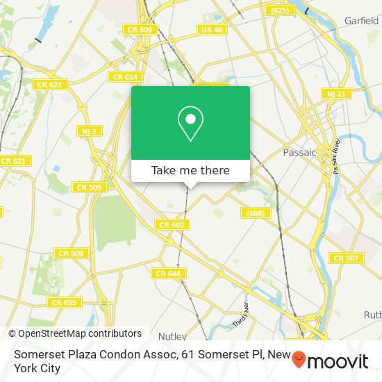 Mapa de Somerset Plaza Condon Assoc, 61 Somerset Pl