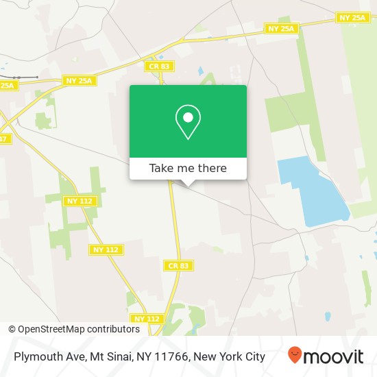 Plymouth Ave, Mt Sinai, NY 11766 map