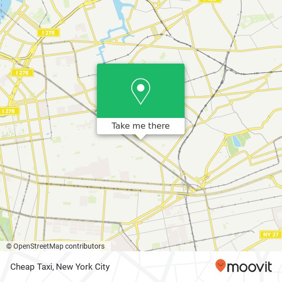 Cheap Taxi map