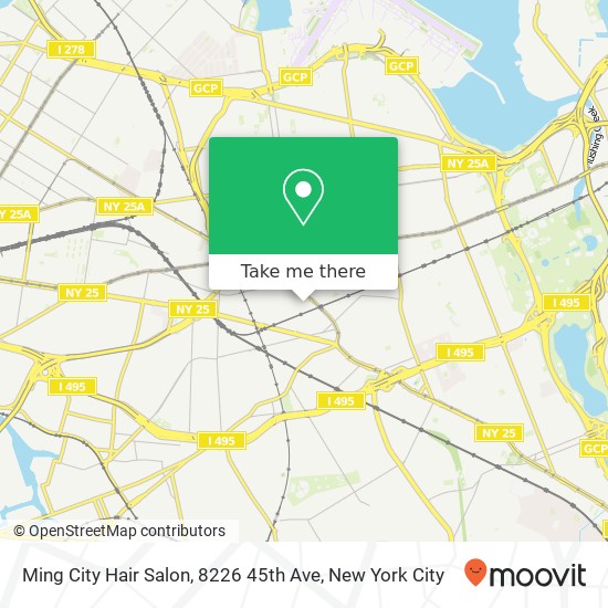 Mapa de Ming City Hair Salon, 8226 45th Ave