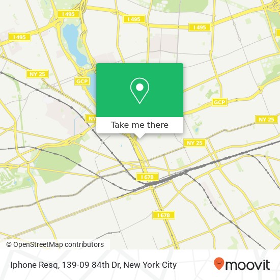 Mapa de Iphone Resq, 139-09 84th Dr