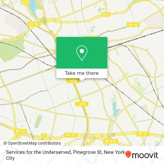 Services for the Underserved, Pinegrove St map