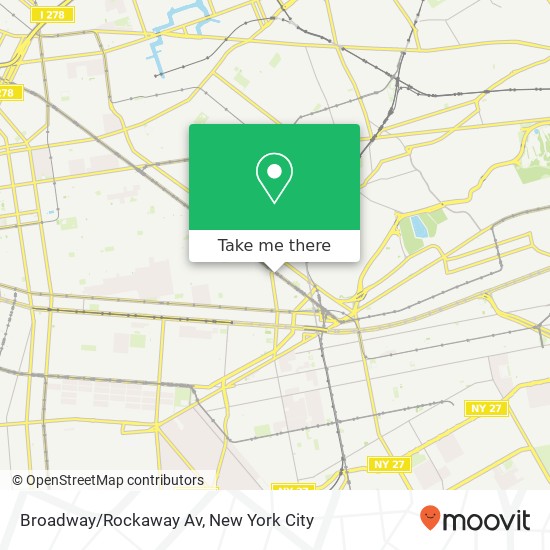 Broadway/Rockaway Av map