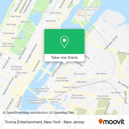 Troma Entertainment map