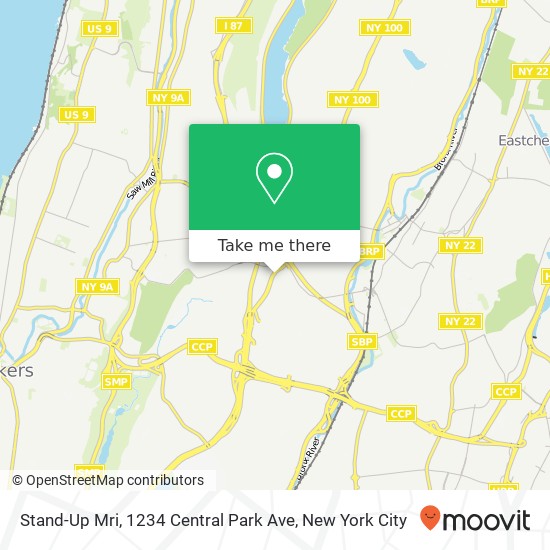 Mapa de Stand-Up Mri, 1234 Central Park Ave