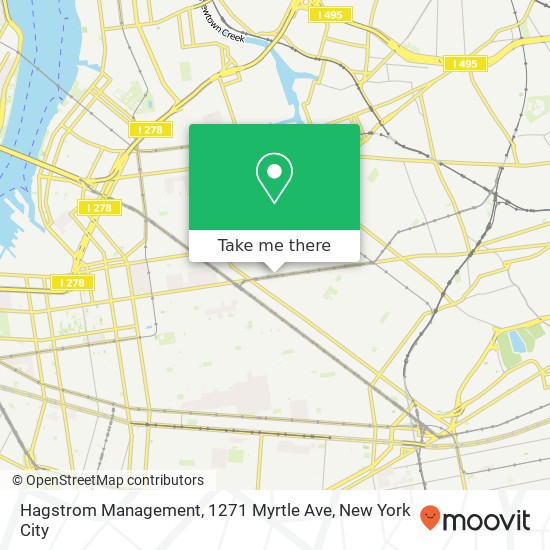 Hagstrom Management, 1271 Myrtle Ave map