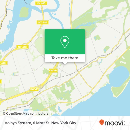 Mapa de Voisys System, 6 Mott St