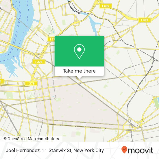 Mapa de Joel Hernandez, 11 Stanwix St