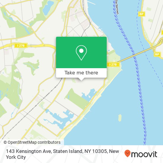 143 Kensington Ave, Staten Island, NY 10305 map