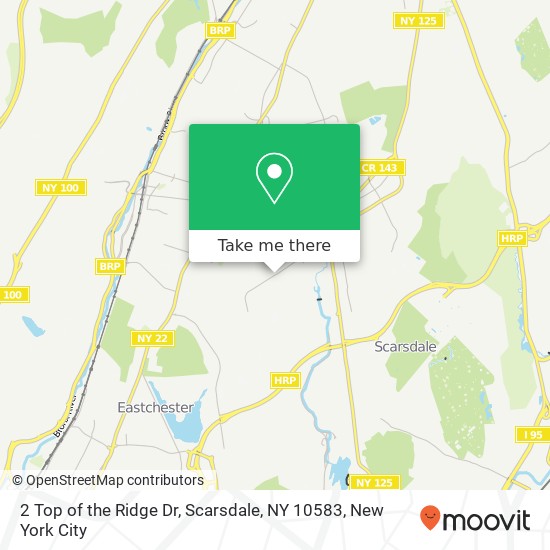 2 Top of the Ridge Dr, Scarsdale, NY 10583 map
