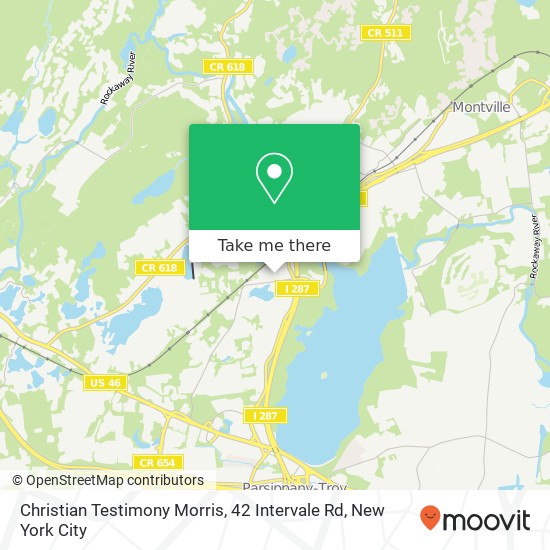 Mapa de Christian Testimony Morris, 42 Intervale Rd